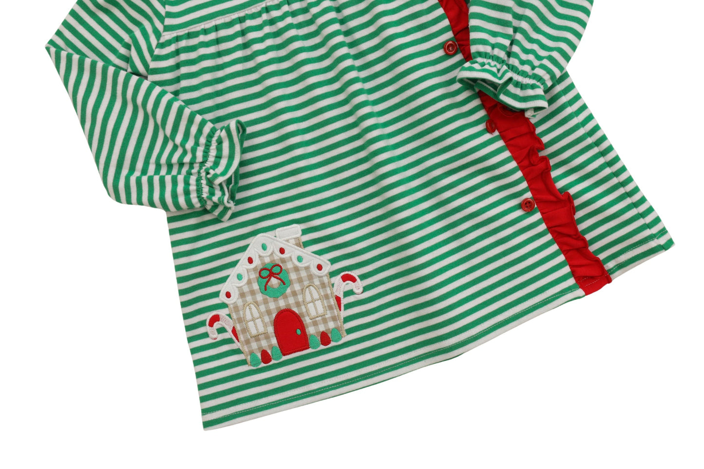 Christmas Cottage Ruffle Pant Set