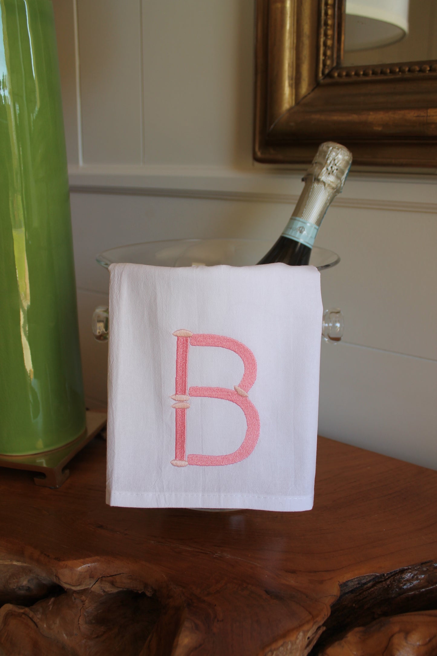 Monogram Tea Towel
