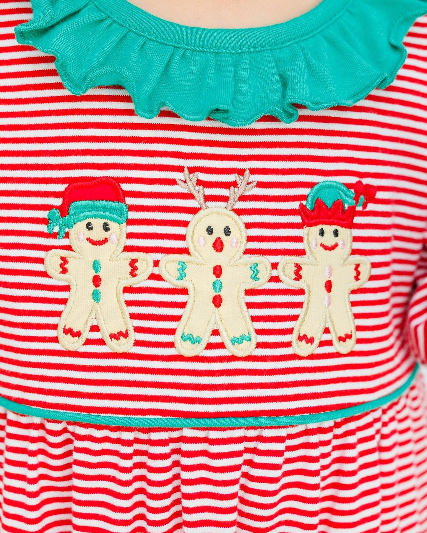Santa's Sweet Helpers Ruffle Romper