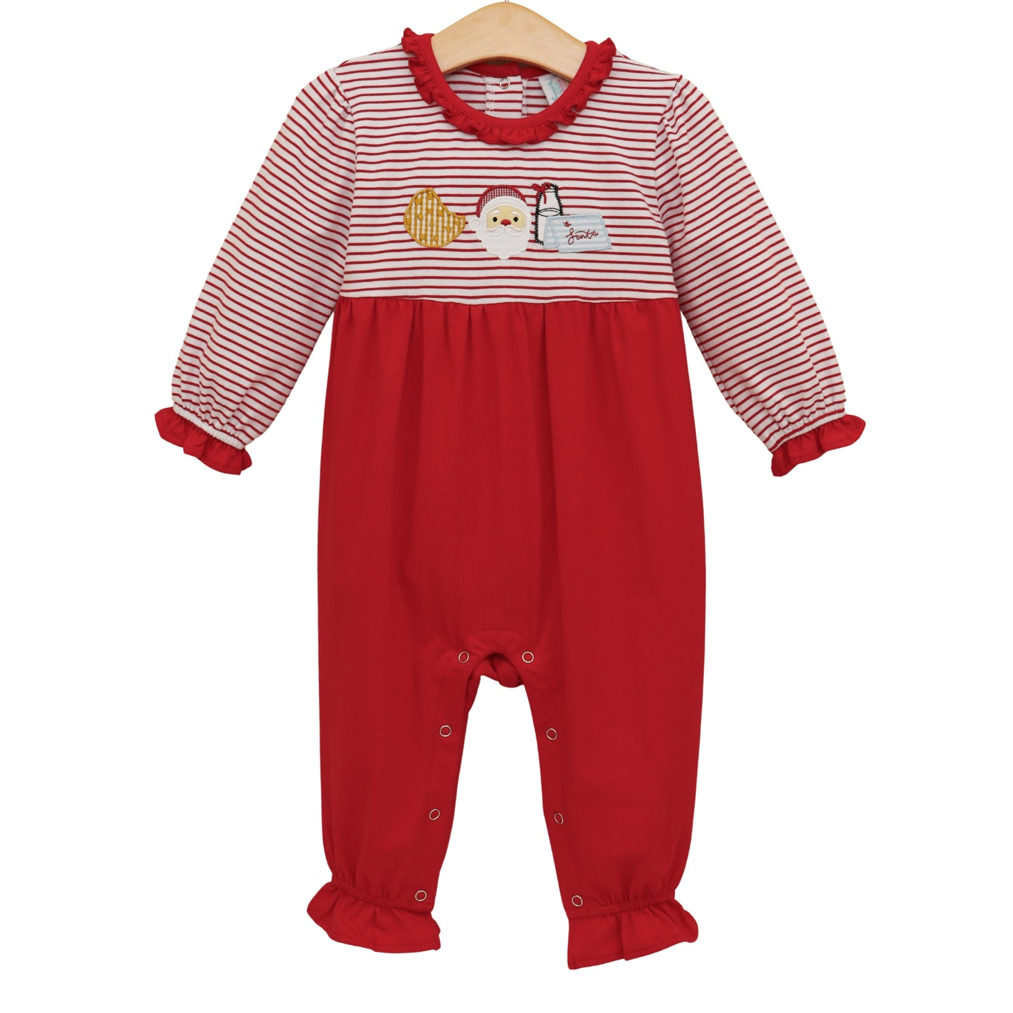 Santa's Treat Ruffle Romper