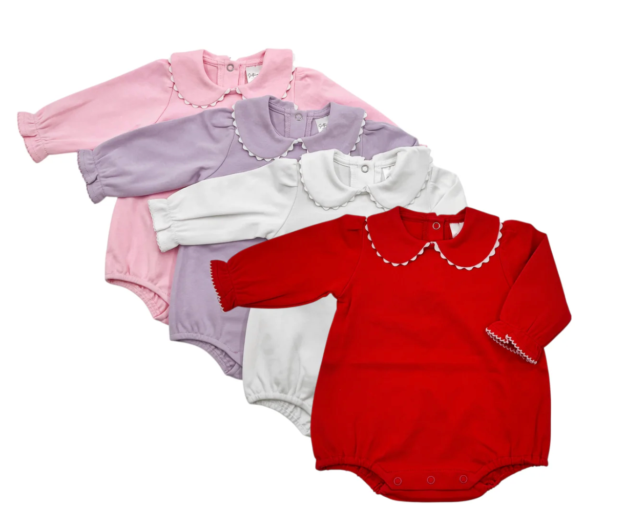 Scalloped Long Sleeve Bubble