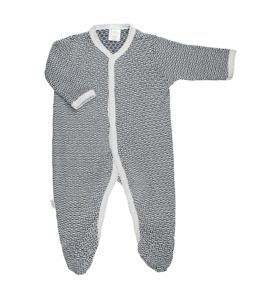 Paty Knit Solid Color Footie