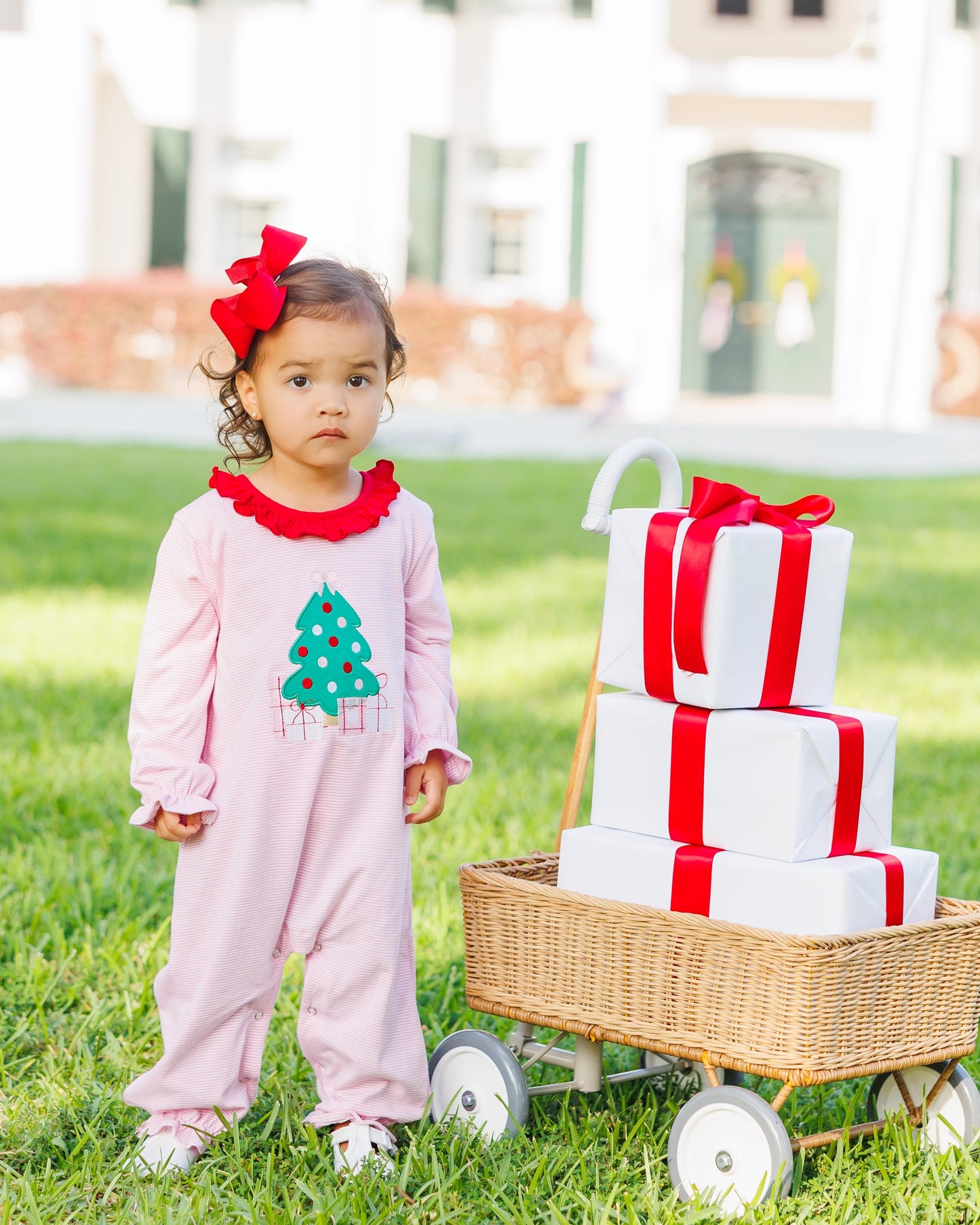Underneath The Tree Ruffle Romper