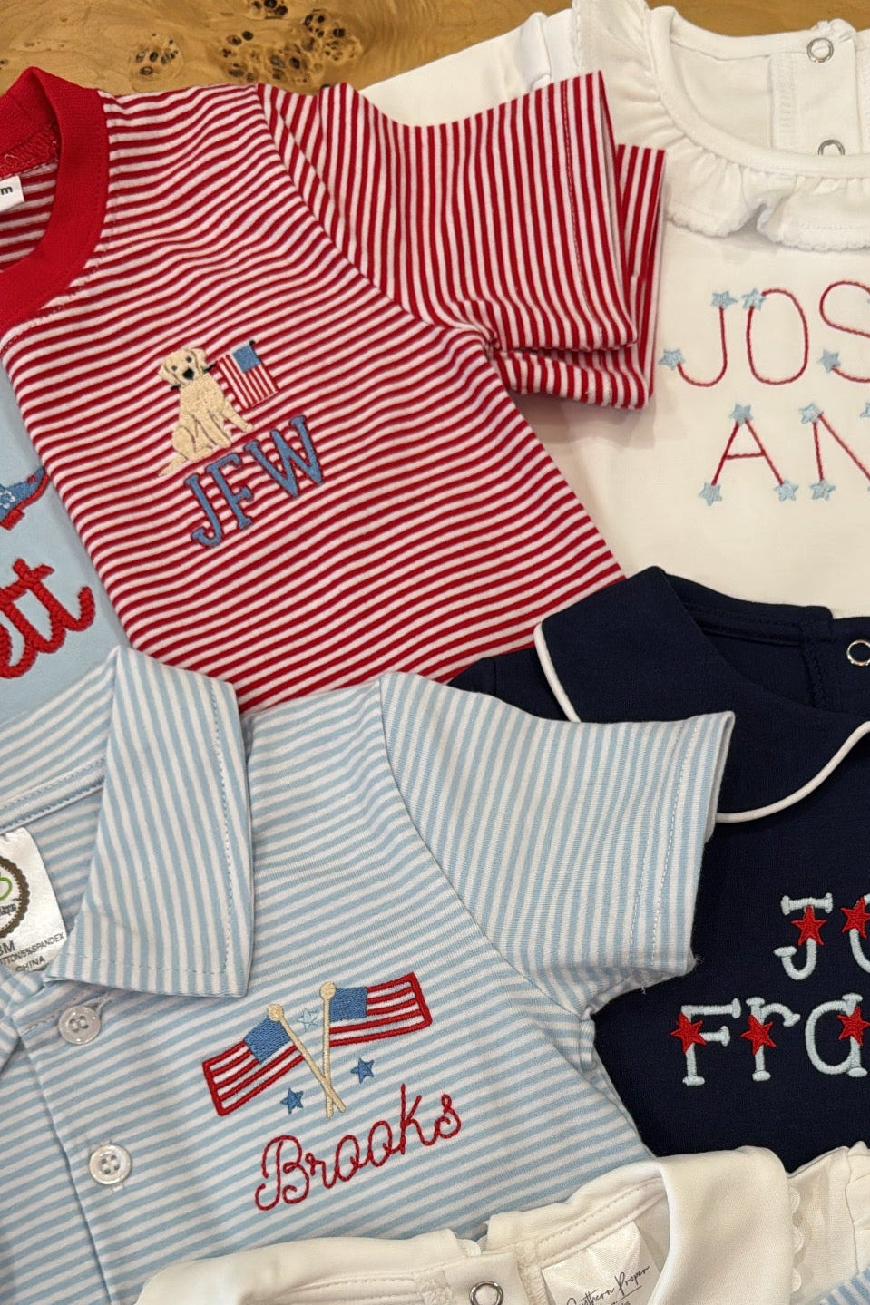 Patriotic Stripe Short Sleeve T-Shirt