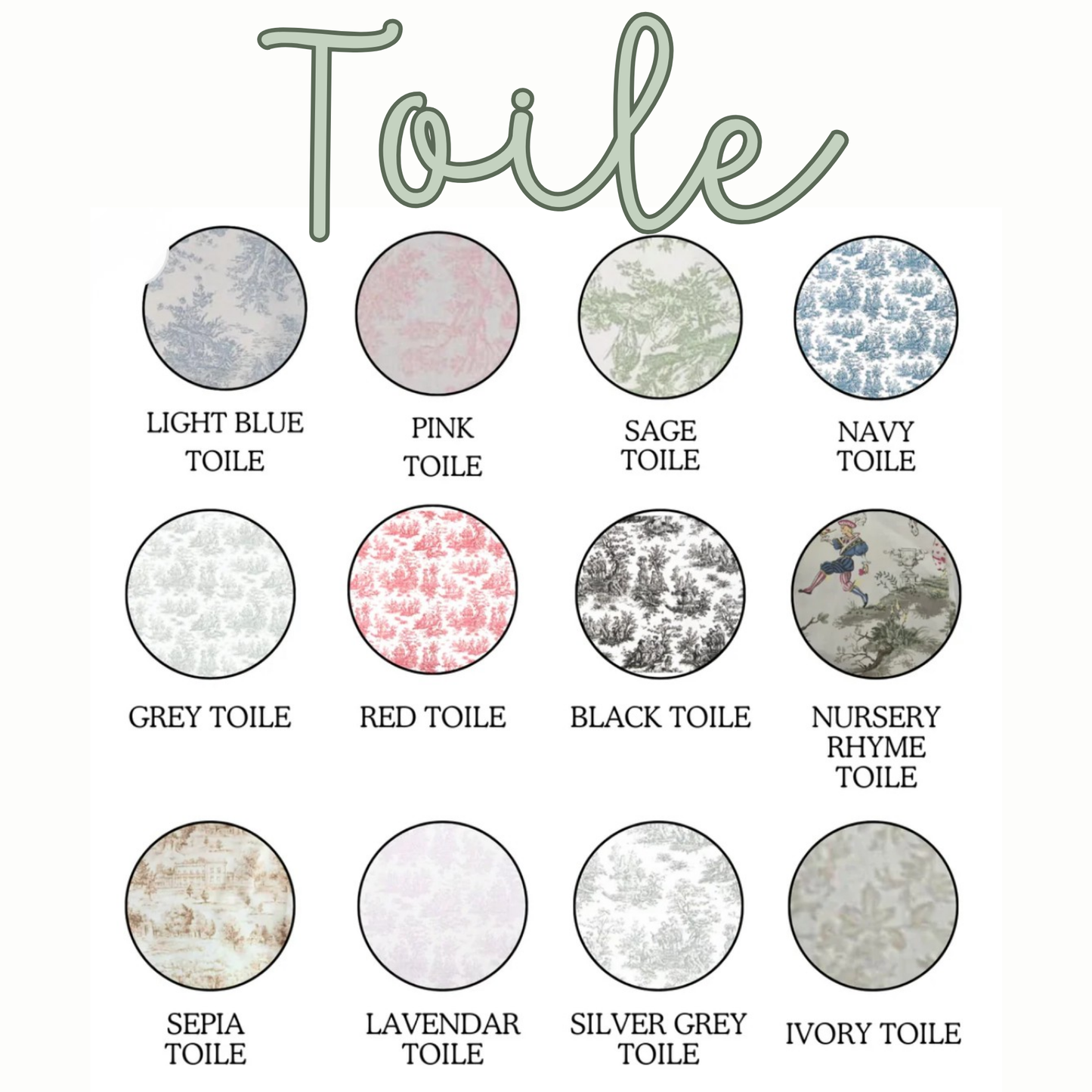 Toile Wreath Sash