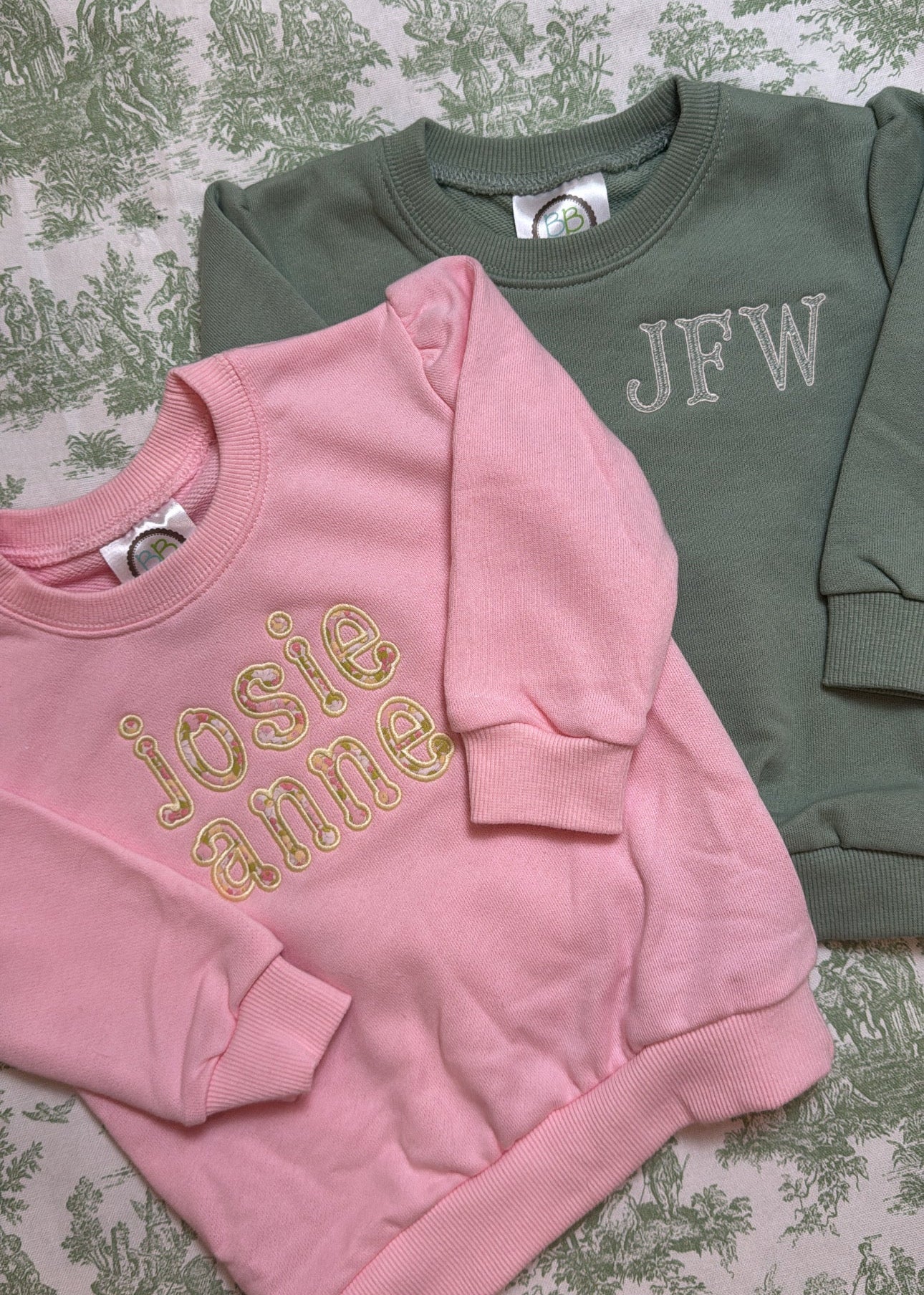 Girls Puff Sleeve Sweatshirt