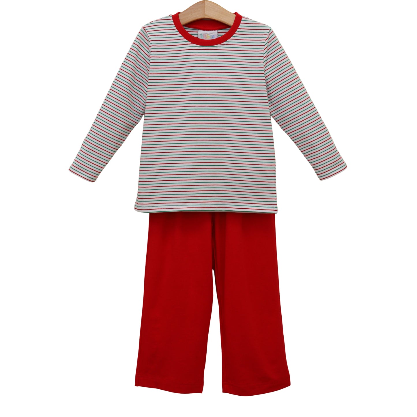 Christmas Candy Stripe Thomas Pant Set