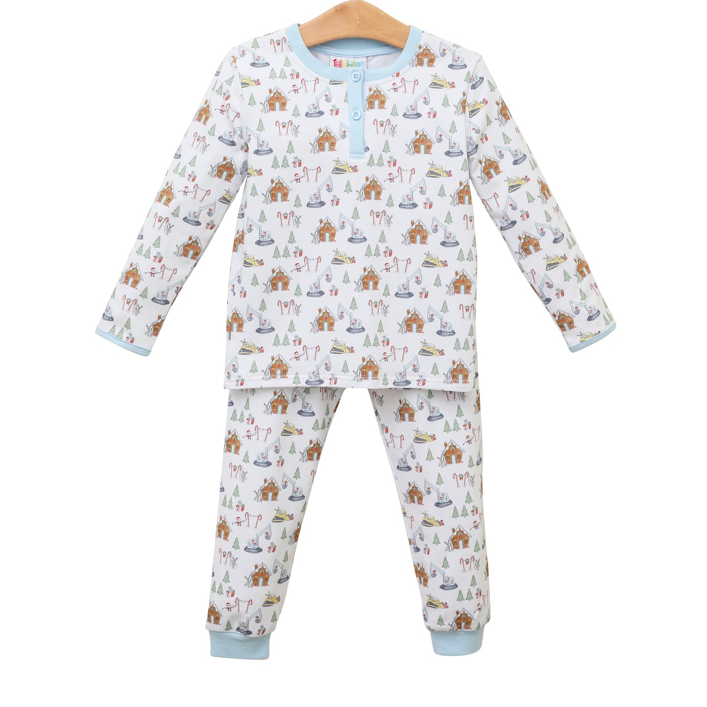 Constructing Christmas Nicholas Long Sleeve Set