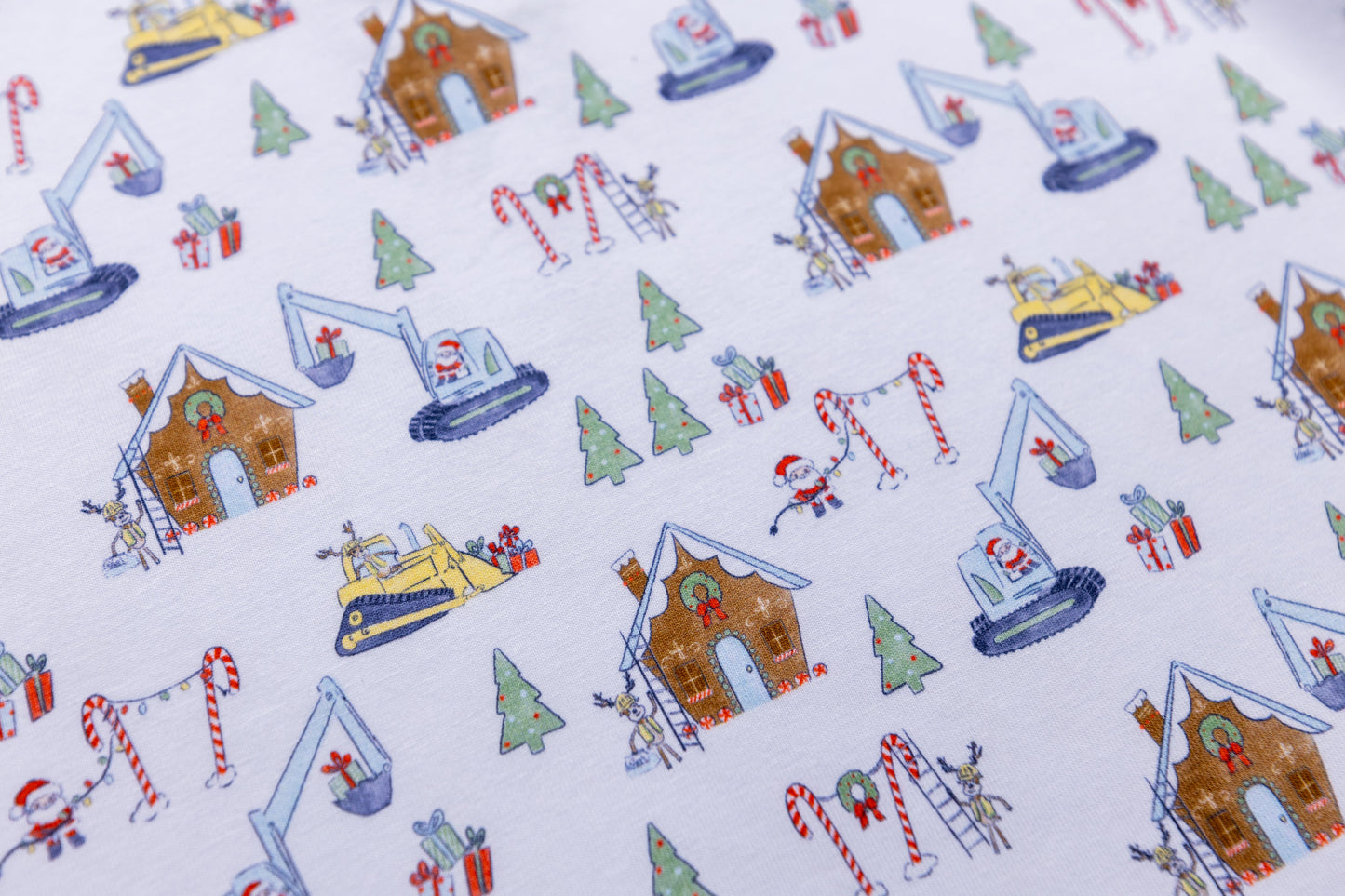 Constructing Christmas Nicholas Long Sleeve Set