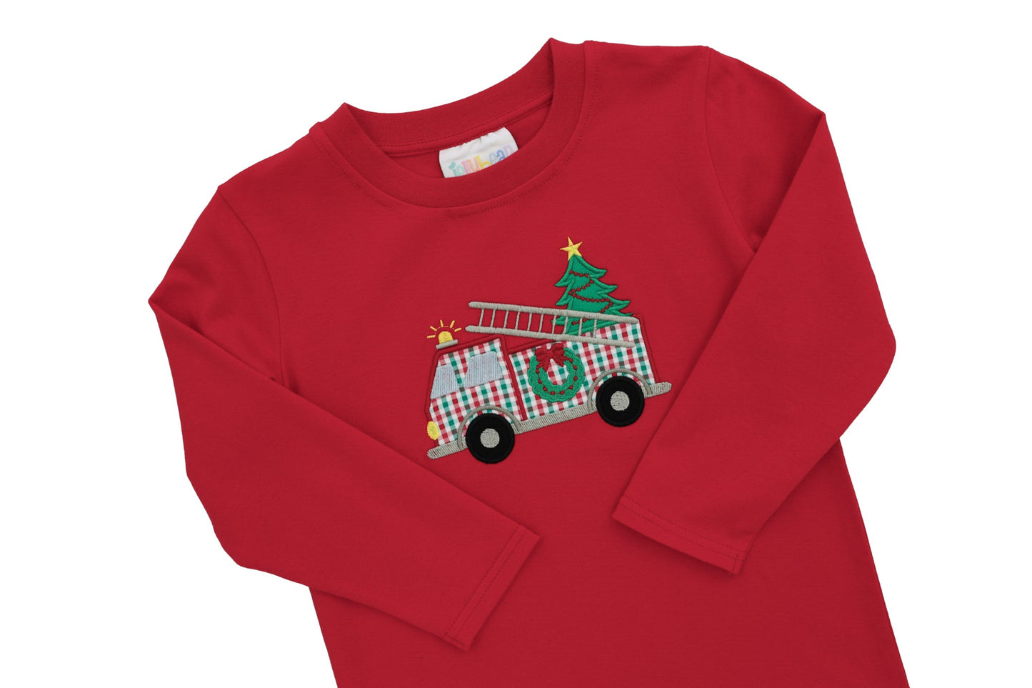 Festive Firetruck Pant Set