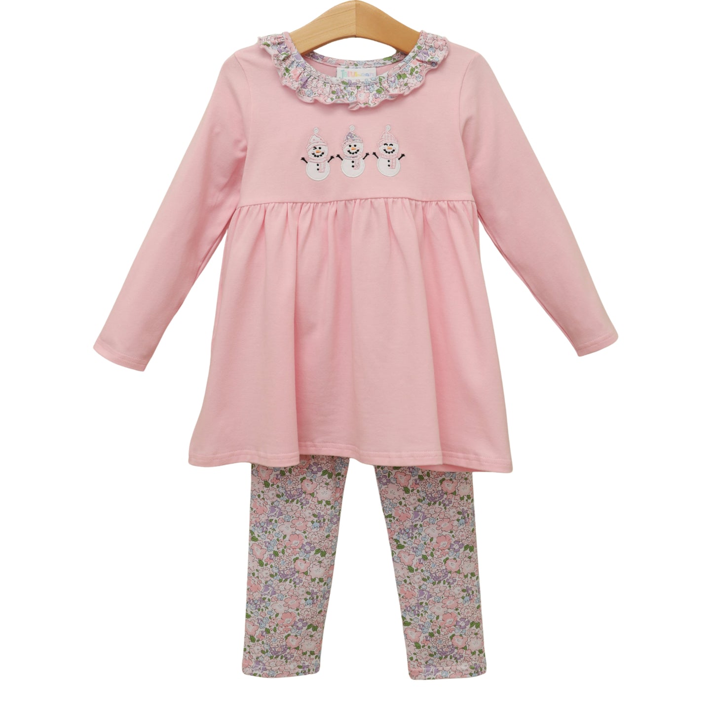 Frosty Friends Ruffle Pant Set