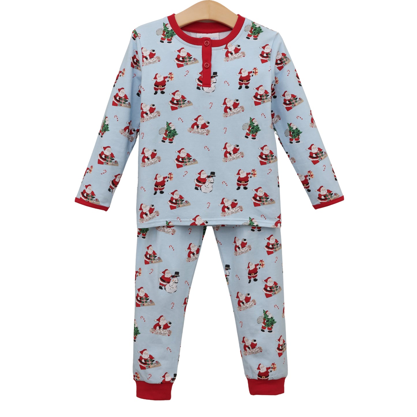Here Comes Santa Claus Nicholas Long Sleeve Set