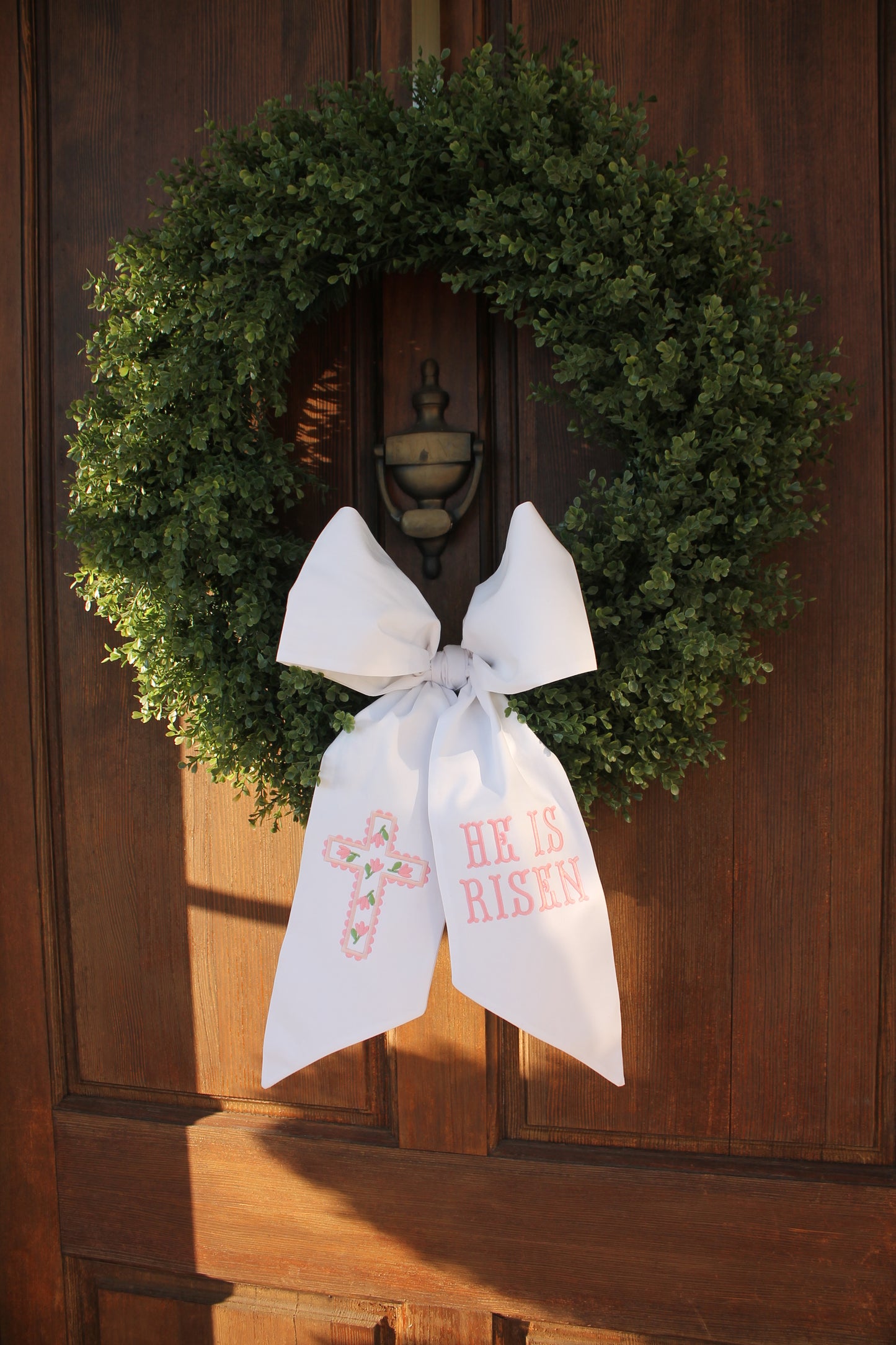 He Is Risen Easter Wreath Sash