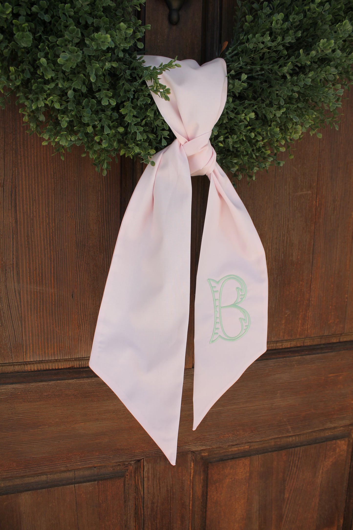 Solid Cotton Wreath Sash