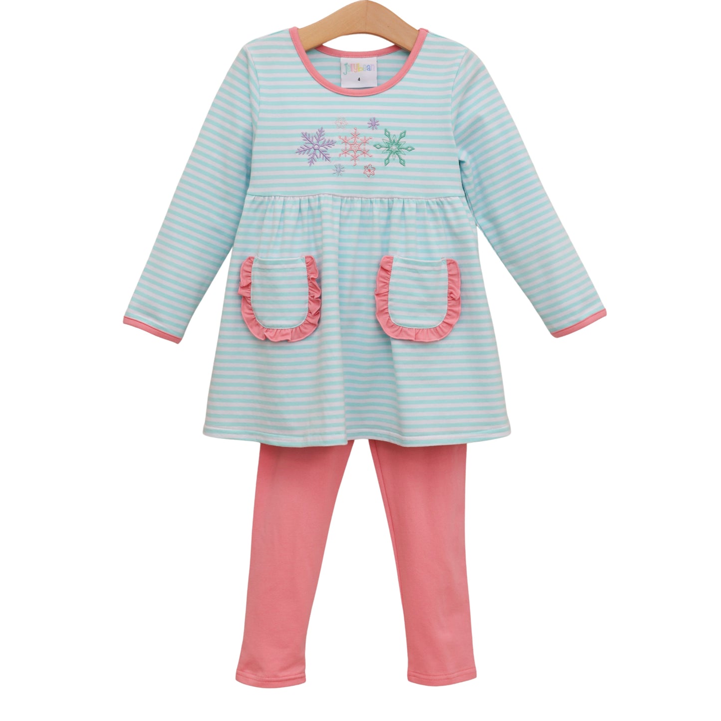 Let It Snow Ruffle Pant Set