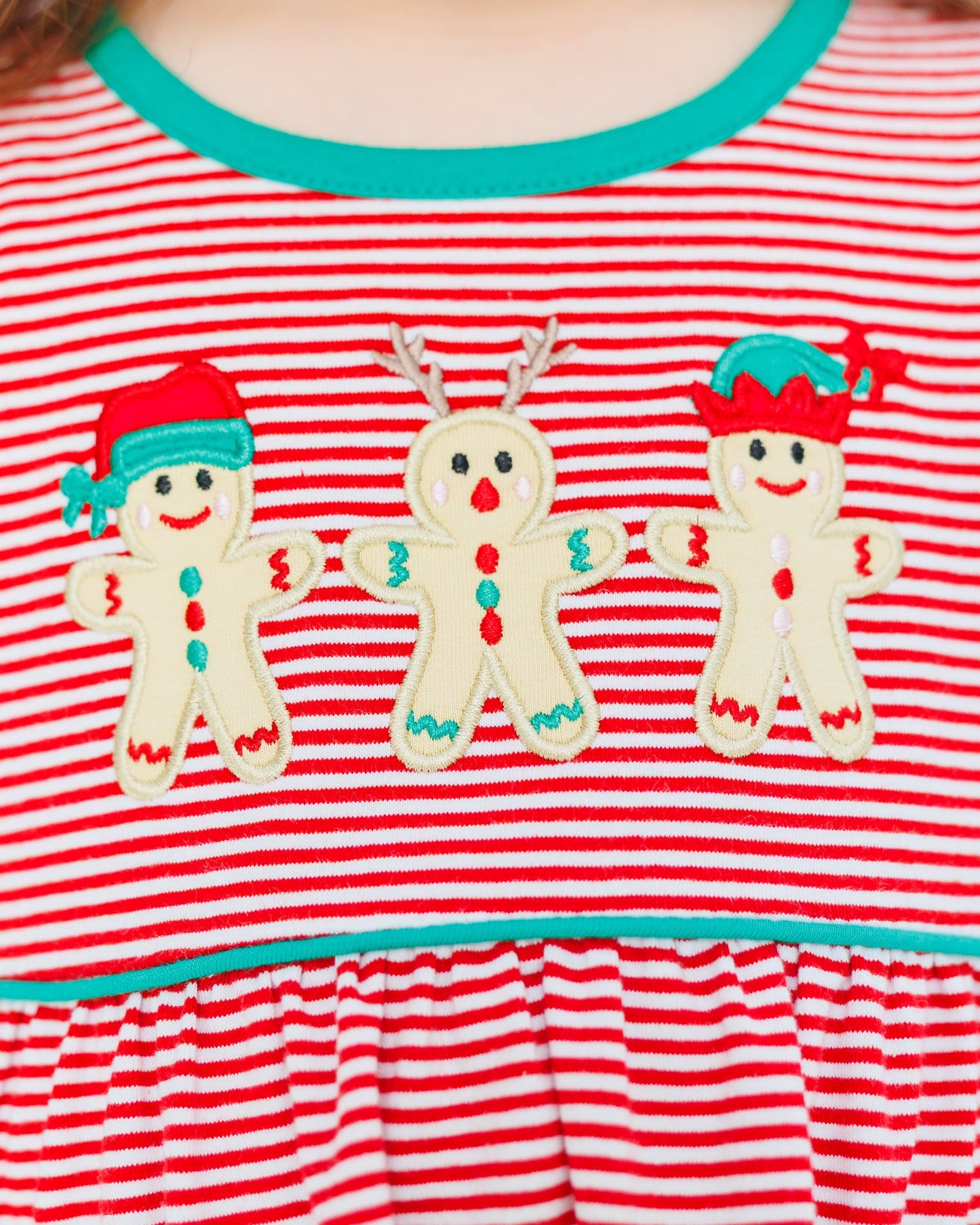 Santa's Sweet Helper Ruffle Pocket Dress