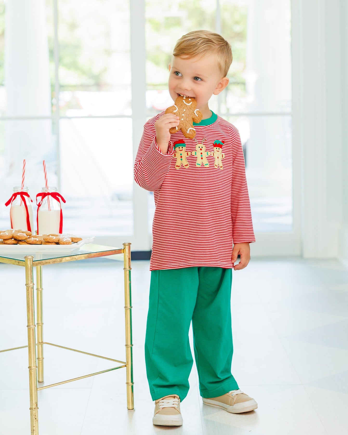 Santa's Sweet Helpers Pant Set