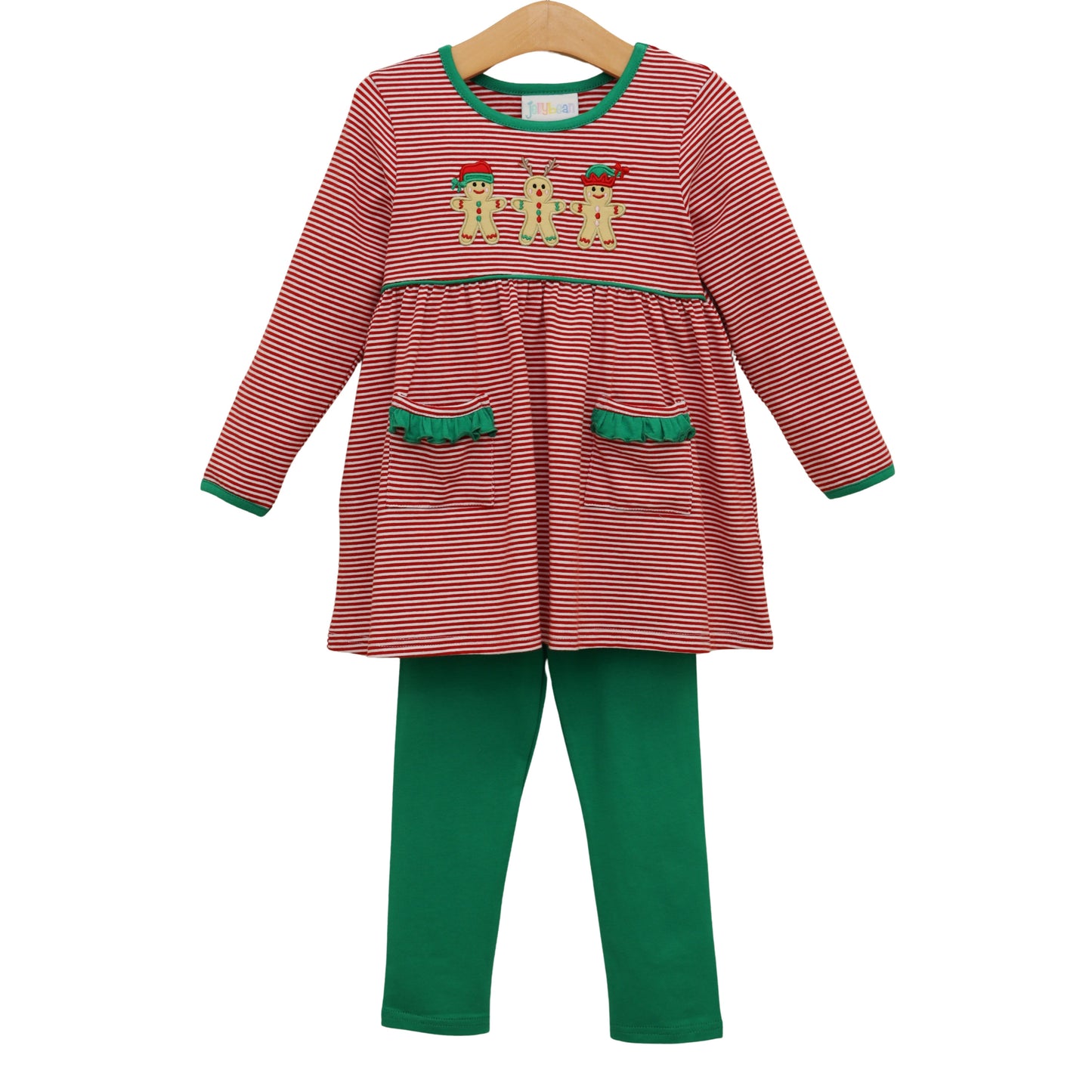 Santa's Sweet Helpers Ruffle Pant Set