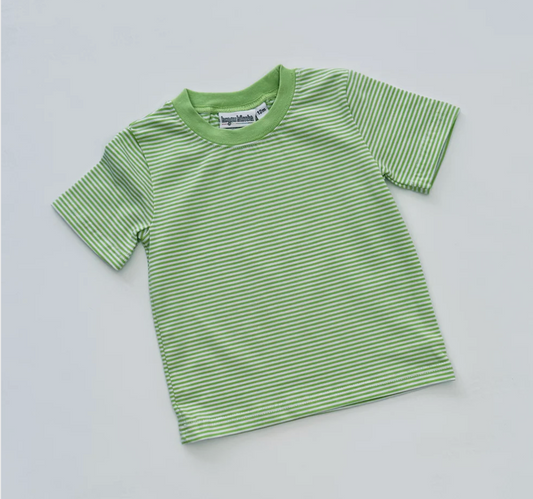 Knit Stripe Short Sleeve Shirt
