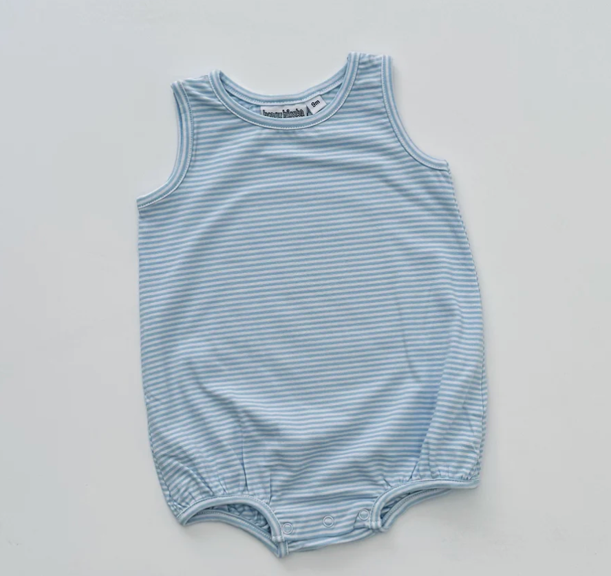 Patriotic Stripe Sleeveless Bubble