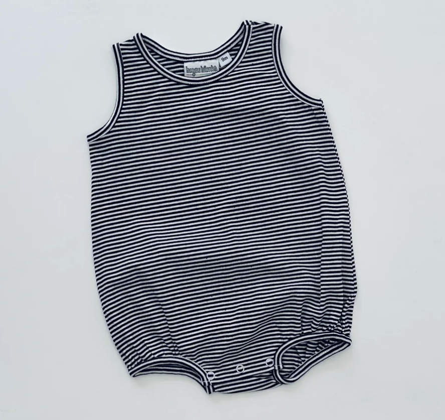 Patriotic Stripe Sleeveless Bubble