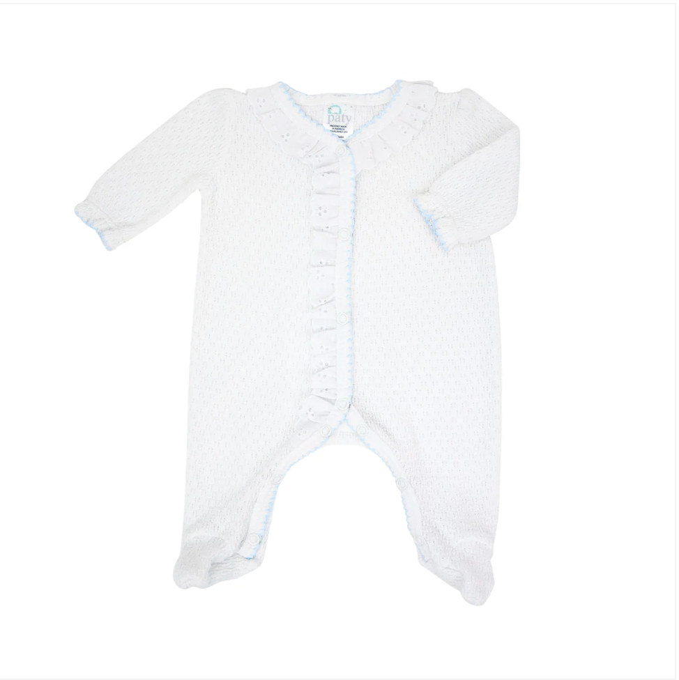 Paty Knit Eyelet Footie Regular price