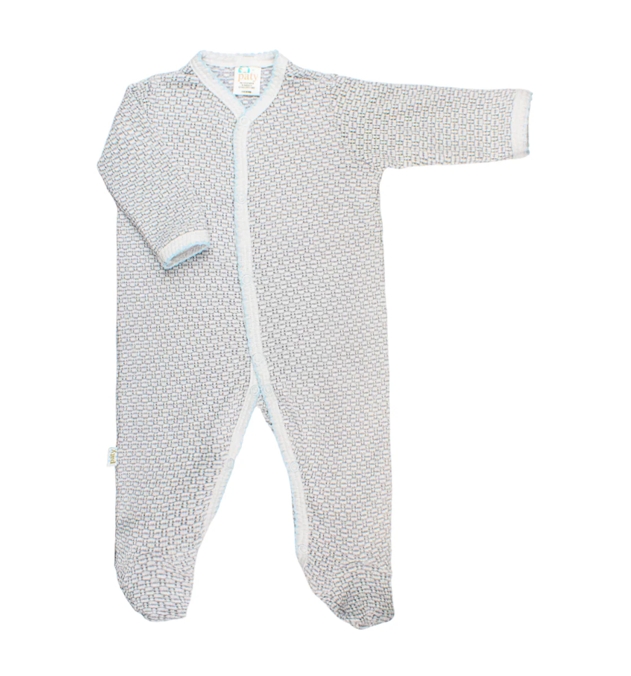 Paty Knit Solid Color Footie