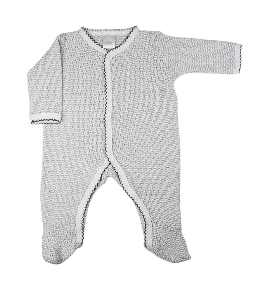 Paty Knit Solid Color Footie