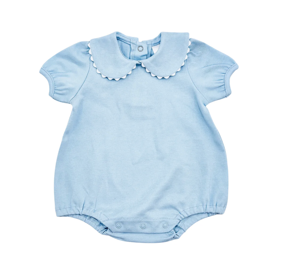 Patriotic Scalloped Short Sleeve Bubble