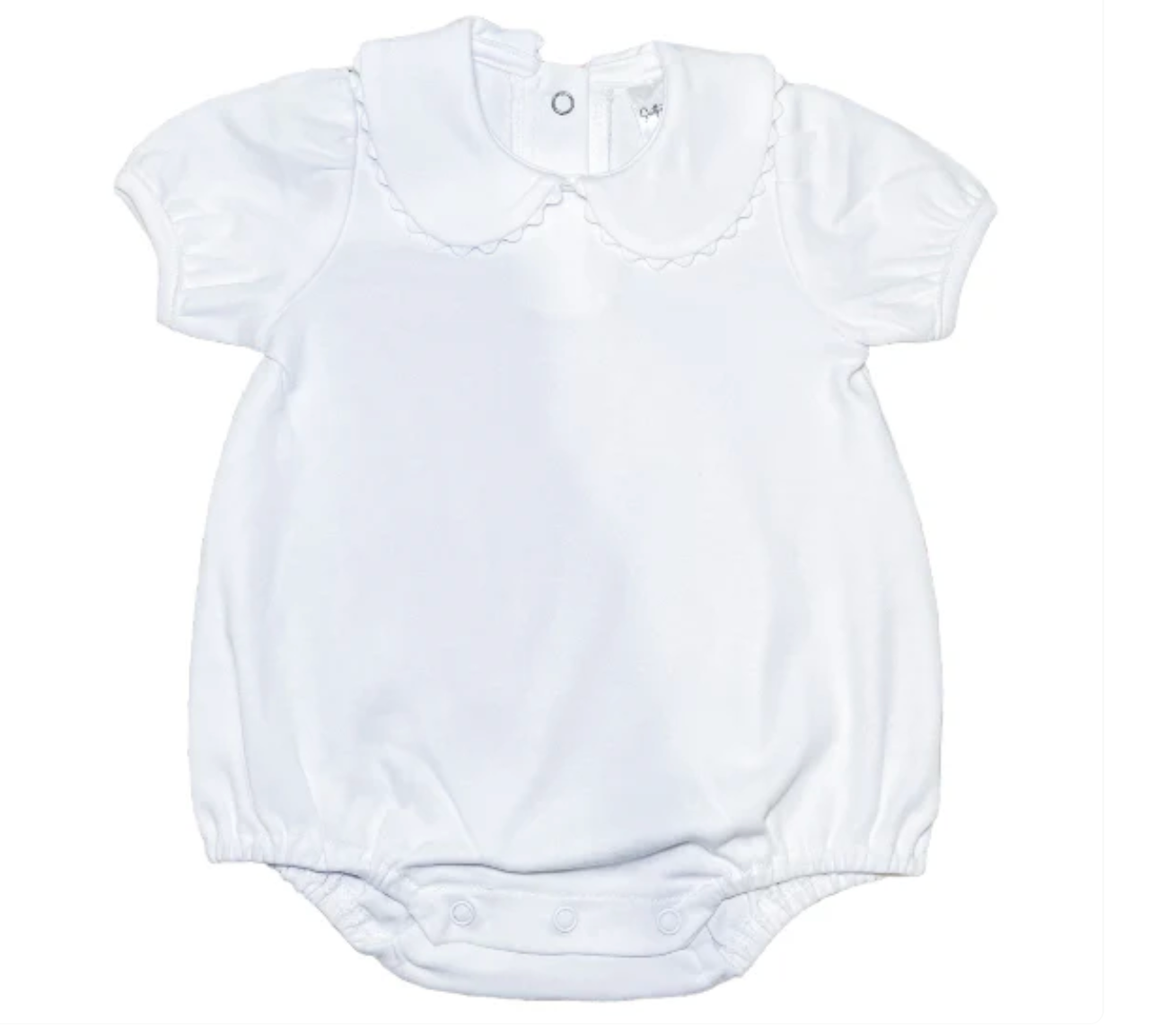 Patriotic Scalloped Short Sleeve Bubble